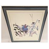 Vintage 1989 Sam English (1942-2023) Framed Print