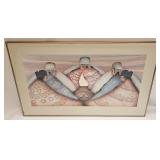Vintage Amado Maurilio Pena Exhibition Print