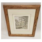 Wendy S. Rapley Etching AP Titled Sheve Stream