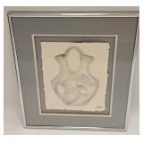 Vintage Artist Signed Southwest Paper Cast