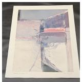 Vintage 1990 Abstract Print