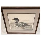 Dan Mitra Signed Hand-Colored Nature Duck Etching