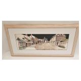 Dorothy Lawrey Vorhees 1915-2004 Watercolor Town
