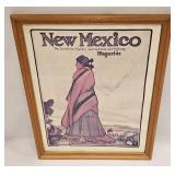 Vintage New Mexico Magazine Print February