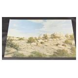 Vtg NM Artist Roark Griffin Landscape Print