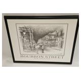 Vintage Don Davey New Orleans Bourbon Street Print