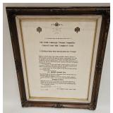 1999 Presentation Order Framed