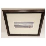 Vintage Landscape Print Out West