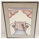 Vintage Amado Maurilio Pena Print