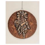 Vintage High Relief Plaster Aztec Man & Women
