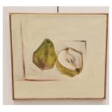 Vintage Still Life Oil On Canvas