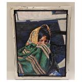 Bill Baker 'A Covered Up Smile' Oil On Canvas
