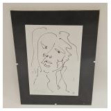 Original Drawing Signed Bergerson Dated 2000