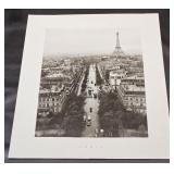 Vintage 2000 Paris Black & White Photo Print