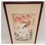 Vtg Asian Signed Wei Tseng Yang Painting On Silk