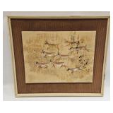Vintage Artist VICTOR DEGRAFF Sandpainting