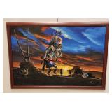 Vintage Navajo Kachina & Kiva Signed 1995