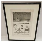 Antique Engraving Benard Fecit 1800s