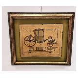 Denis Diderot Antique Carriage Print
