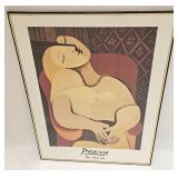 Vintage Pablo Picasso The Dream Art Print