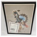 Frank Emerson Nigh Print Of Original Pastel COA