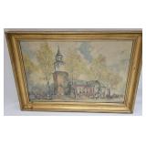 Vintage Joseph Claghorn Chromo Lithograph