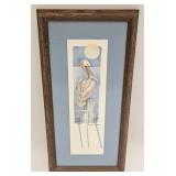 Vintage 1988 P Brent Wildlife Bird Print