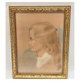 Vintage 1963 Girl Portrait