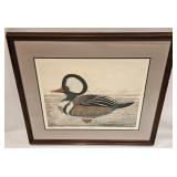 Dan Mitra Signed Hand-Colored Nature Duck Etching