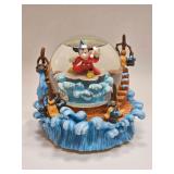Vintage Disney Mickey Mouse Musical Snow Globe