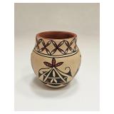 Jemez Hand Coiled Pottery Signed Tita Yepa Jemez
