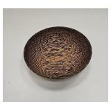 Turned Unique Exotic Wood Bowl Unusual Grain