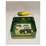 John Deere Tin Napkin Holder with Corn Cob Weight