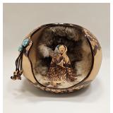 Vtg Trish Keck  (1939ï¿½2022) Pottery With Figure 89