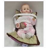 Vtg Effanbee Baby Doll Blue Sleep Eyes 1974 #8475