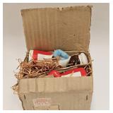 Vtg Black Americana S&P Shakers Japan Original Box