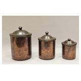 Vintage Copper Canister Set