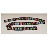 Vintage Colorful Beaded Sash