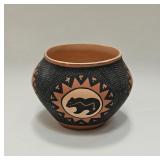 Vintage J Diaz Laguna Heartline Bear Olla