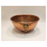 Vintage Copper Tagus Portugal Mixing Bowl