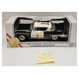 1:18 Die Cast 1958 Cadillac Police Chief Cruiser