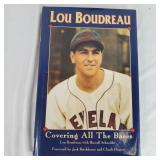 Lou Boudreau Signed Covering All the Bases
