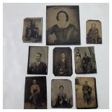 Assorted Antique Tintype Photos Pictures