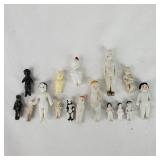 Porcelain Frozen Charlotte Doll Miniatures