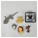 Assorted Costume Jewelry Hummingbird .925 Sterling