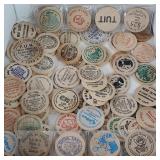 Assorted Wooden Nickels