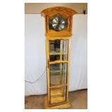 Clock Curio Cabinet
