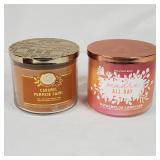 Bath & Body Works 3 Wick Scented Candles (2)
