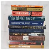 Assorted Boxing Books Hardcover & Paperback