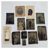 Assorted Antique Tintype Photos Pictures